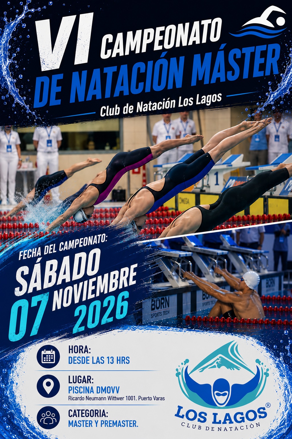 VI Campeonato de Natación Máster - Club Los Lagos